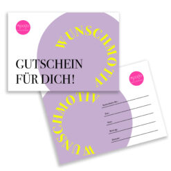 MooiZo Gutschein mit Wunschmotiv