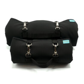 Dog'n'Roll • Hundereisedecke • Schwarz - Schwarz