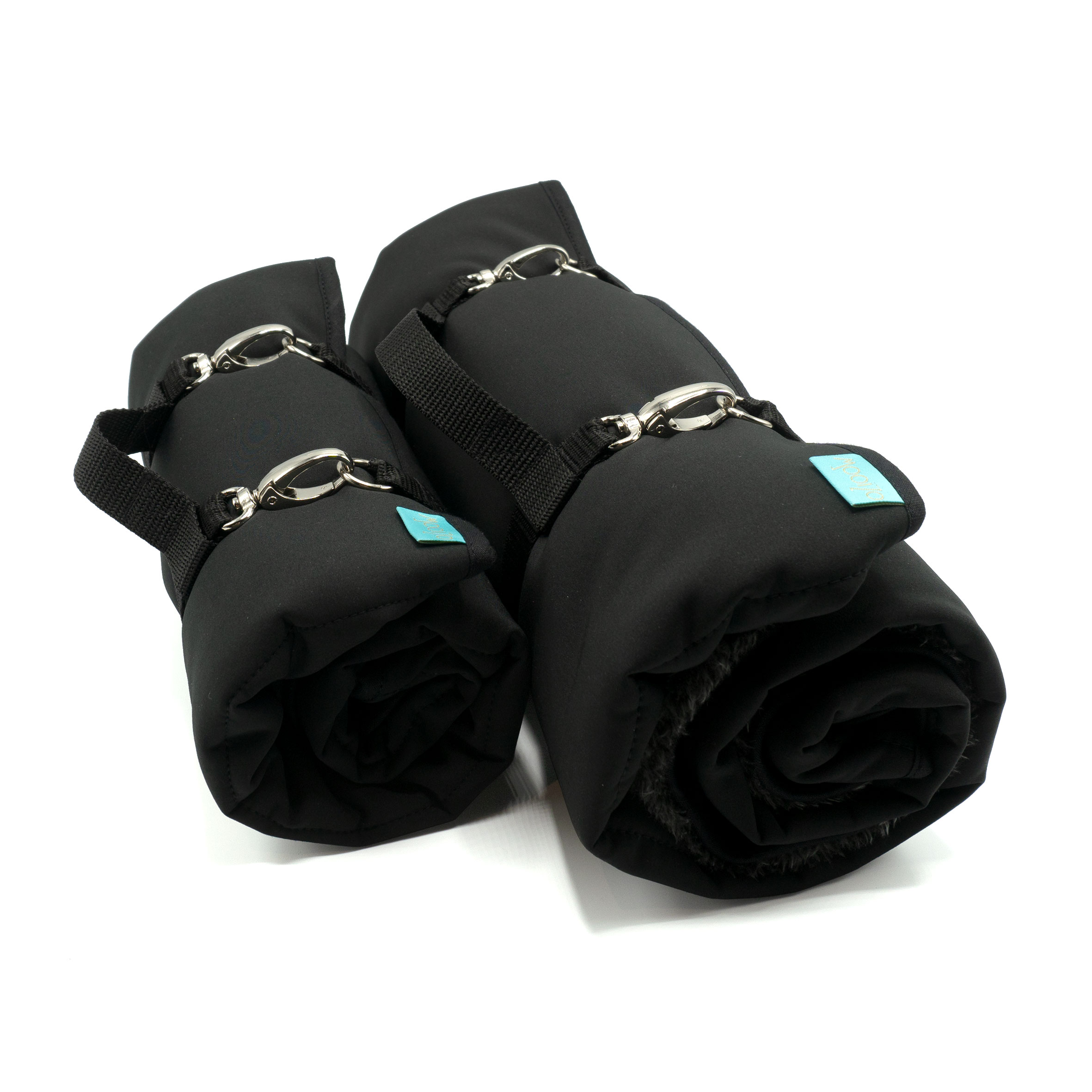 Dog'n'Roll • Hundereisedecke • Schwarz - Schwarz – Bild 4