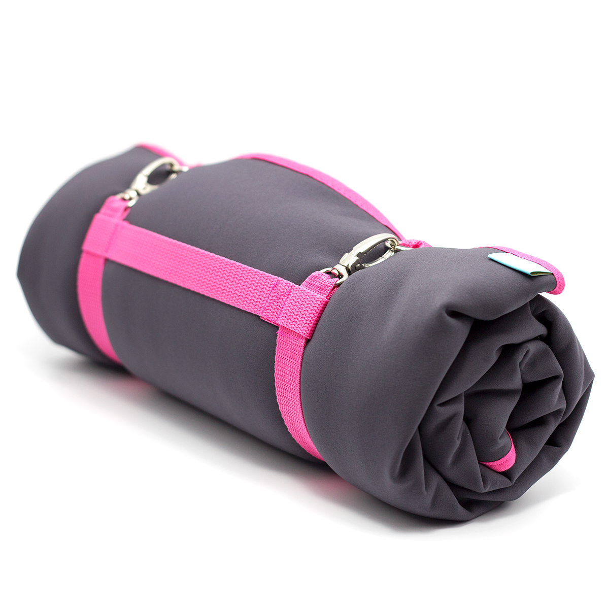 Dog'n'Roll • Hundereisedecke • Anthrazit - Pink