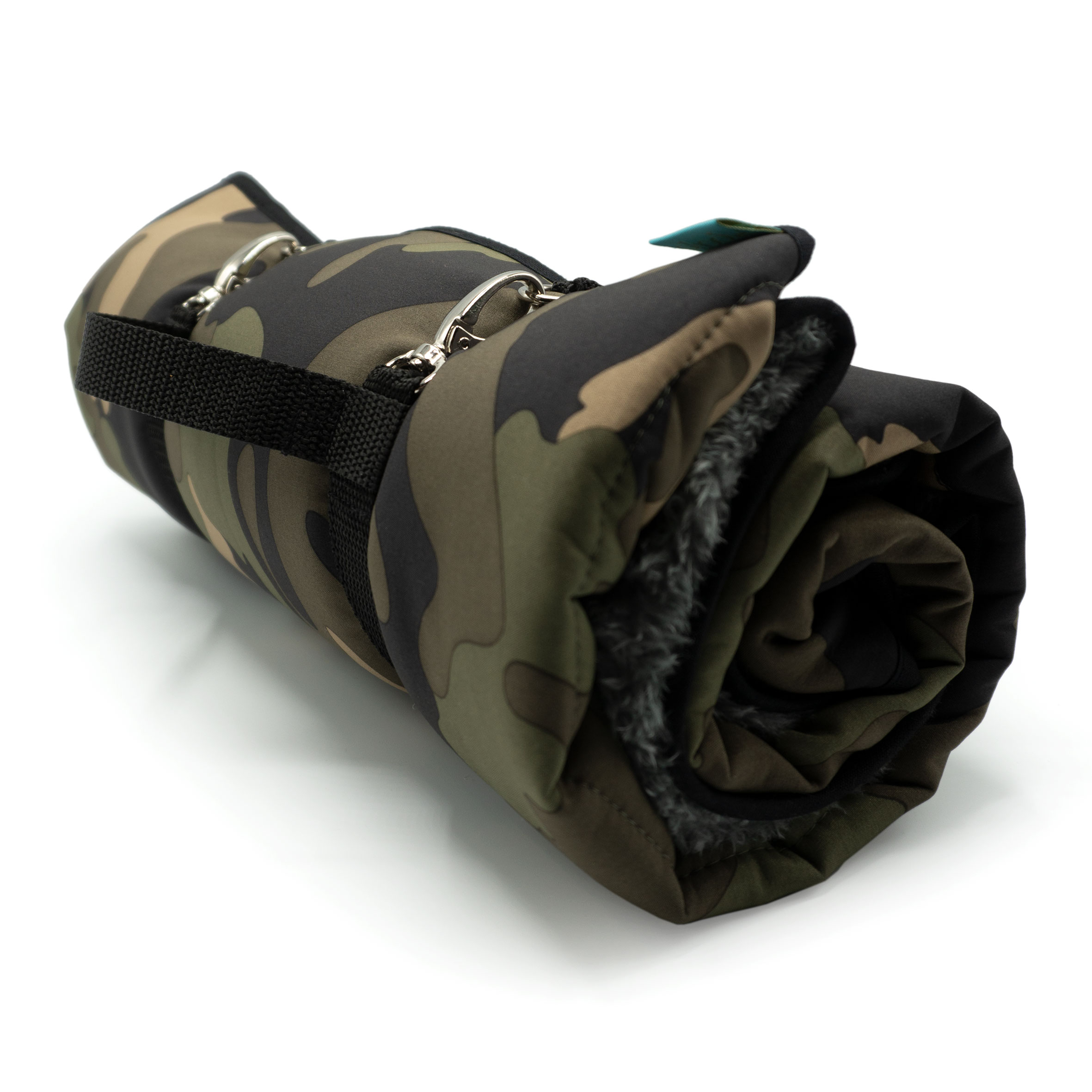 Dog'n'Roll • Hundereisedecke • Camouflage - Schwarz – Bild 2