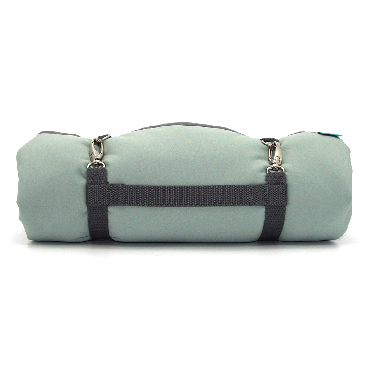 Dog'n'Roll • Hundereisedecke • Frostgrün - Grau – Bild 3