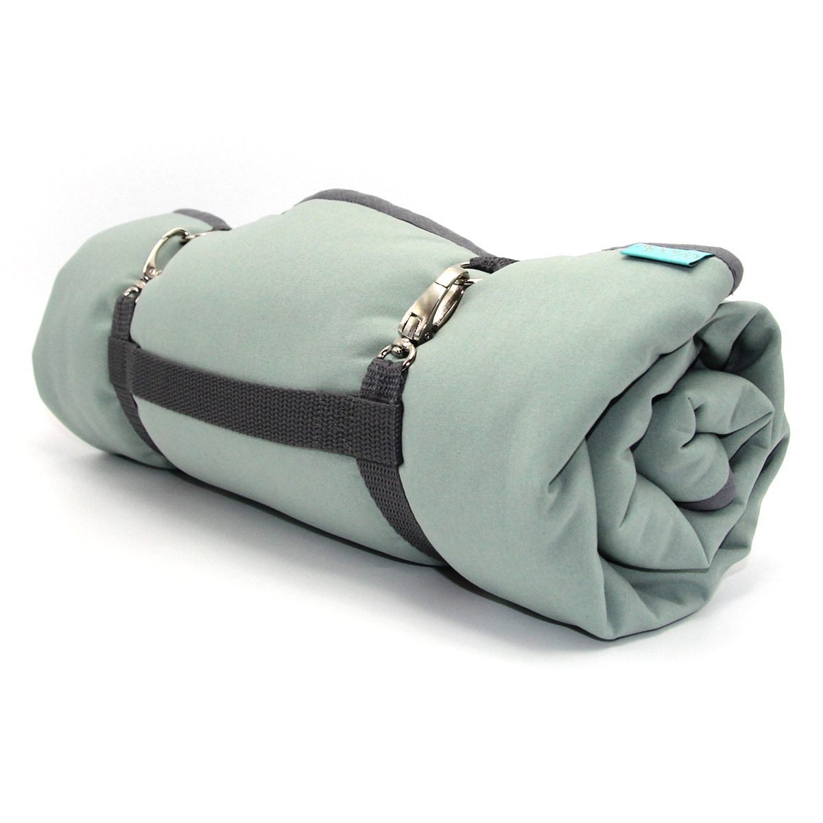 Dog'n'Roll • Hundereisedecke • Frostgrün - Grau