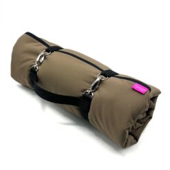 Dog'n'Roll • Hundereisedecke • Mix & Match • Camel - Schwarz