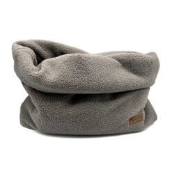 Cozy Mupfel • Hunde Kuschelsack • Teddy Taupe