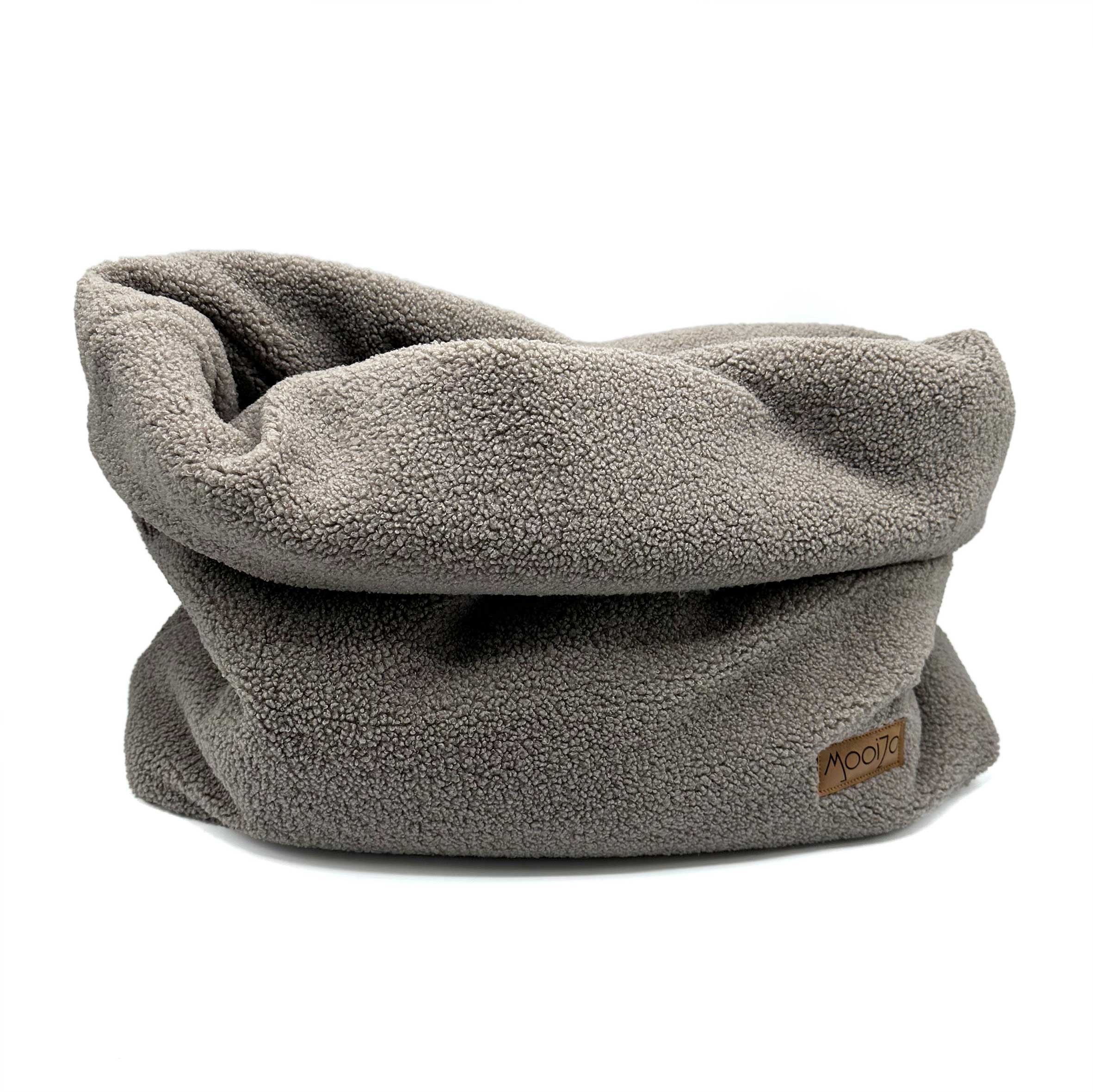 Cozy Mupfel • Hunde Kuschelsack • Teddy Taupe